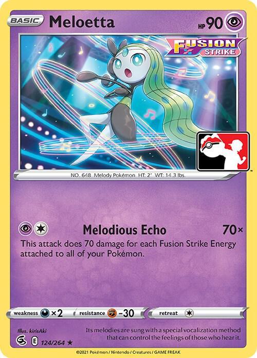 Fusion Strike Meloetta [Prize-Pack] Pokémon card